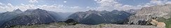 Vue depuis l'Aiguille Rouge (Hautes-Alpes, France)