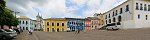 La place au centre ville de Cachoeira (Bahia, Brsil)