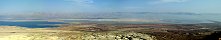 La mer Morte depuis Masada (Isral)