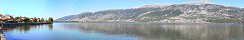 Le lac Pamvotis  Ioannina (Grce)
