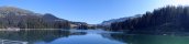 Le lac de Lenzerheide et Valbella (Canton des Grisons, Suisse)
