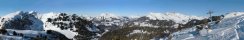 Pistes de ski  Bretaye (Alpes vaudoises, Suisse)