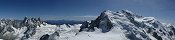Mont Blanc range from Aiguille du Midi (Haute-Savoie, France)