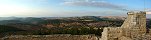 Vue depuis le chteau de Saracen  Ajloun (Jordanie)