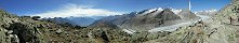 Le glacier d'Aletsch depuis le Bettmerhorn (Canton du Valais, Suisse)