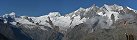 Allalinhorn, Alphubel and Dom above Saas Fee (Upper Valais, Switzerland)