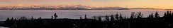 The Alps from the Marchairuz road (Swiss french area)