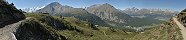 La rgion de Pontresina depuis l'Alp Languard (Canton des Grisons, Suisse)