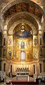 L'autel de la cathdrale de Monreale (Sicile, Italie)