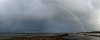 Rainbow at Pont du Hable in Cricqueville-en-Bessin (Calvados, France)