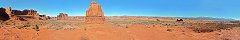 Le belvdre de La Sal Mountains, parc national d'Arches (Utah, Etats-Unis)