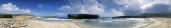 Wild beach in Arikok National Park (Aruba, Caribbean)