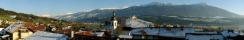 View from a balcony in Arzl near Innsbruck (Tyrol, Austria)