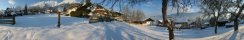 Winterly garden in Arzl (Tyrol, Austria)