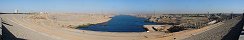 Le déversoir du barrage d'Assouan (Assouan, Egypte)