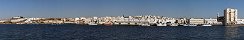 The City of Ayamonte from a Boat (Spain)