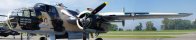 B25 bomber at an airshow in Lausanne (Swiss french area)