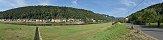 Bad Schandau dans le massif grseux de l'Elbe (Allemagne)