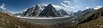 Vue sur le glacier de Batura (Nord Pakistan)