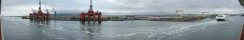 Le port de Belfast (Irlande du Nord)