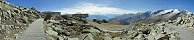 Vue depuis le restaurant du Bettmerhorn (Canton du Valais, Suisse)