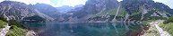 Le lac de l'Etang Noir, montagnes du Tatras (Pologne)