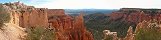 Vue depuis Paria View  Bryce Canyon (Utah, Etats-Unis)