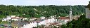 Vue depuis le chteau de Burghausen (Bavire, Allemagne)