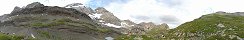 La cabane Susanfe au pied des Dents du Midi (Canton du Valais, Suisse)