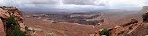 Canyonlands depuis Grand View Point (Utah, Etats-Unis)