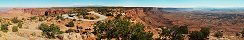 Vue depuis Needles Overlook  Canyonlands (Utah, Etats-Unis)