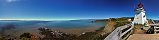 Le phare du cap Enrage et la baie de Fundy (Nouveau-Brunswick, Canada)