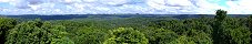 La fort depuis le site archologique maya de Caracol (Belize)