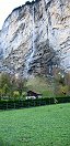 La cascade du Staubbach près de Lauterbrunnen (Oberland bernois, Suisse)