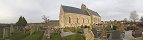 Cemetery and Our Lady Church in Canchy (Calvados, France)