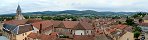 Cluny depuis la tour des Fromages (Sane-et-Loire, France)