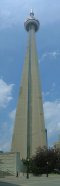 Canadian National Tower in Toronto (Ontario, Canada)