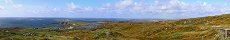 Belvdre sur la Sky Road dans le Connemara (Comt de Galway, Irlande)