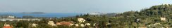 Vue depuis Gouvia (Ile de Corfou, Grèce)