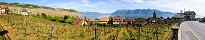 Le Village de Cully au bord du lac Lman (Suisse)