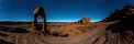 Delicate Arch dans le parc national des Arches de nuit (Utah, Etats-Unis)