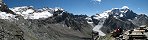 Des Combins au Vlan depuis la cabane de Valsorey (Canton du Valais, Suisse)