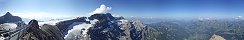 Le Peak Walk des Diablerets depuis le Scex Rouge (Canton de Vaud, Suisse)