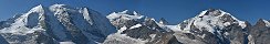 Pontresina Area from Diavolezza (Canton of Graubnden, Switzerland)