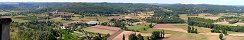 La vallée de la Dordogne depuis Domme (Dordogne, France)