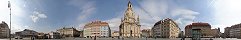 The rebuilt Frauenkirche in Dresden (Germany)