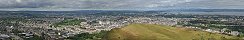 Edinburgh from Holyrood Park (Scotland)