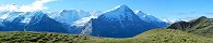 Entre First et le Bachsee au-dessus de Grindelwald (Oberland bernois, Suisse)