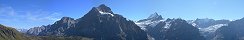 View from First above Grindelwald (Berner Oberland, Switzerland)