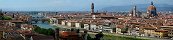 Florence depuis le belvdre Michelangelo (Toscane, Italie)